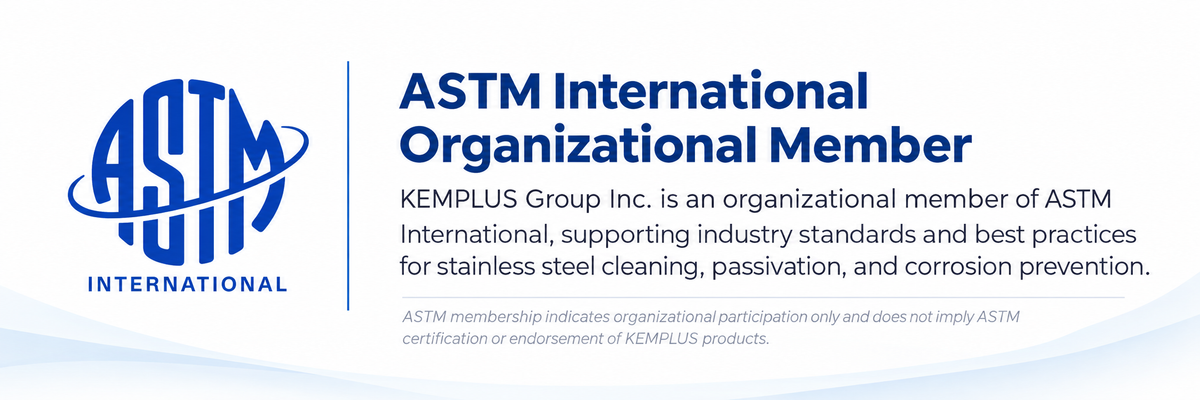 KEMPLUS Group Inc., membre organisationnel d’ASTM International