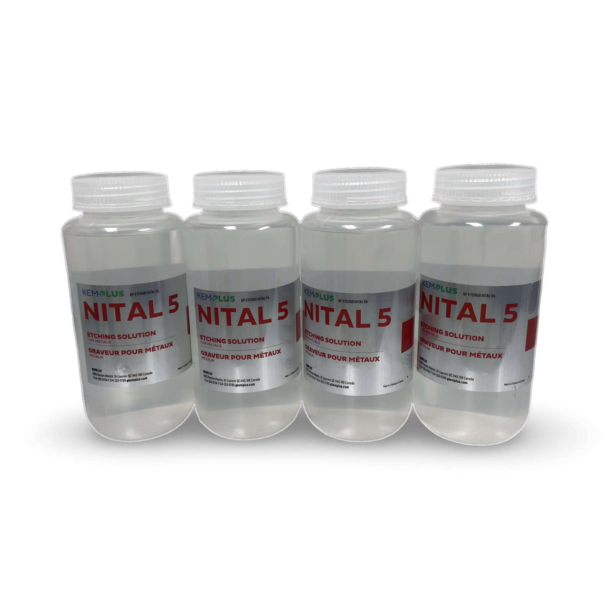 KP-ETCH501 Nital 5% – Réactif métallographique pour attaque des aciers inoxydables et alliages ferreux